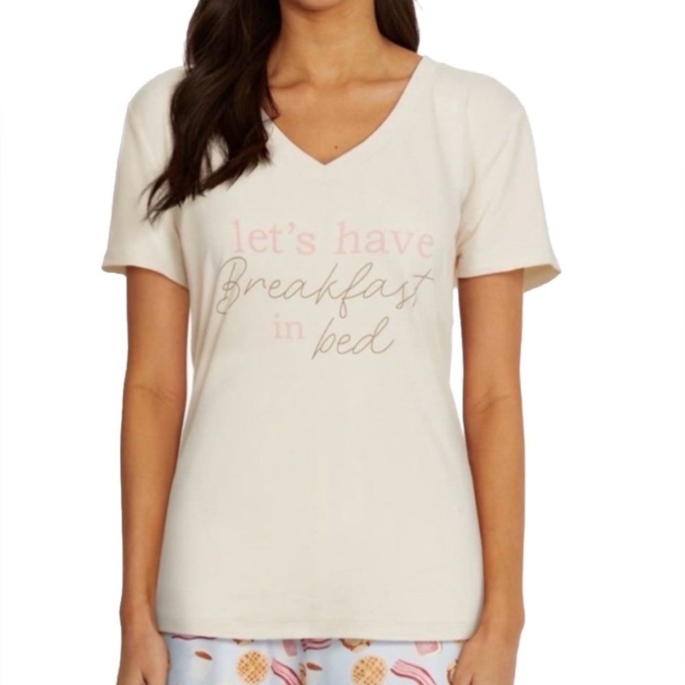 Wildfox Lets Have Breakfast in Bed Women’s Pinkish Orange Size Large
